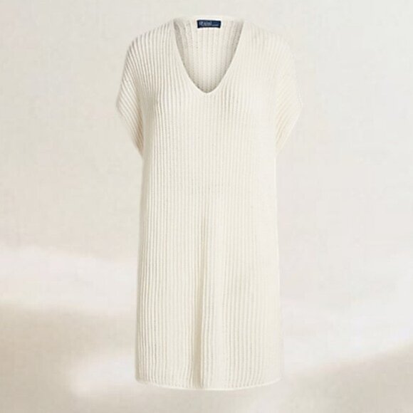 Open-Stitch Merino Wool Tunic by Polo Ralph Lauren XS New - Picture 3 of 7